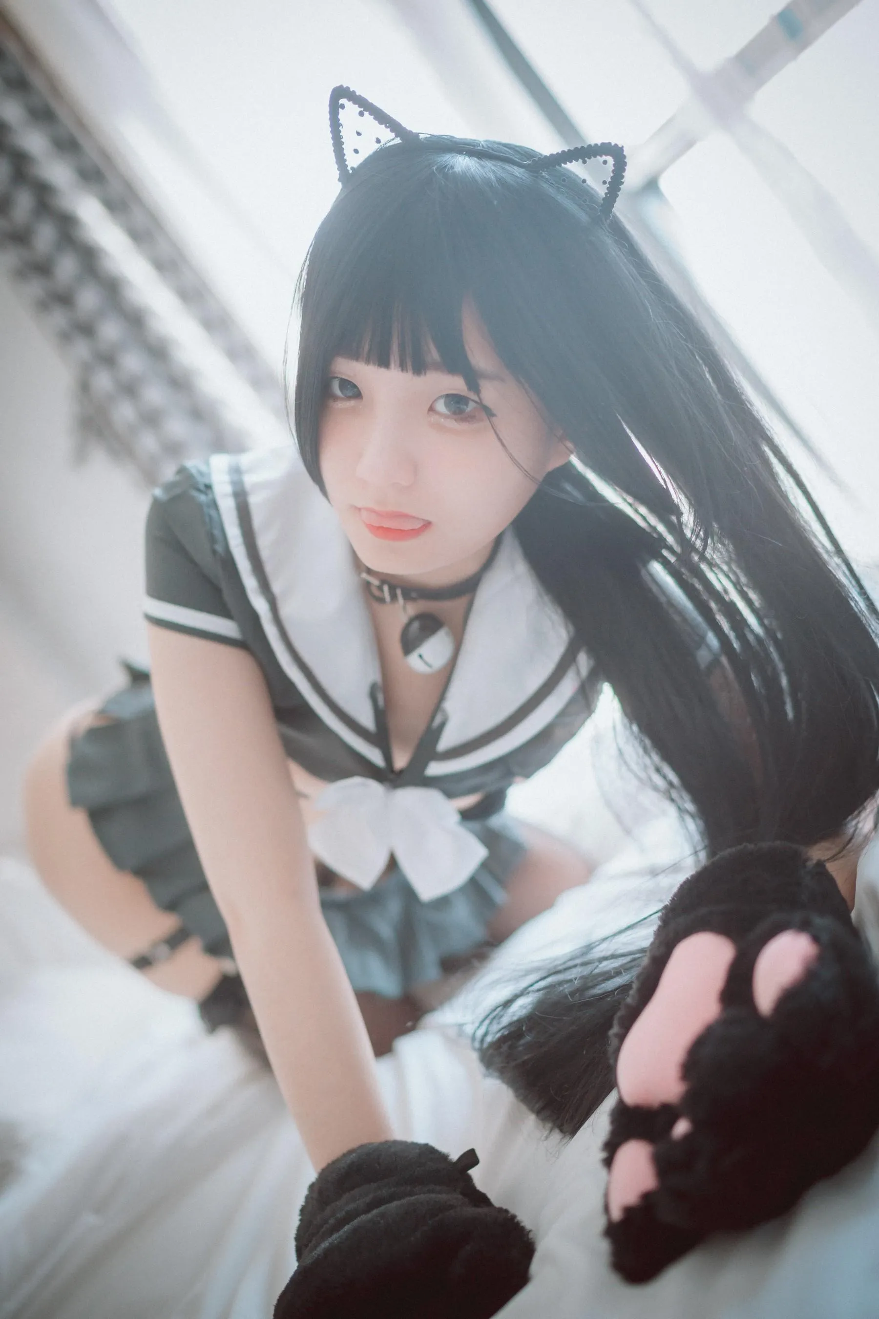 Jenny 정제니 – NO.43 [DJAWA] Katzenmädchen in Schuluniform [42P]插图